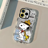Snoopy Cartoon Mirror Phone Case